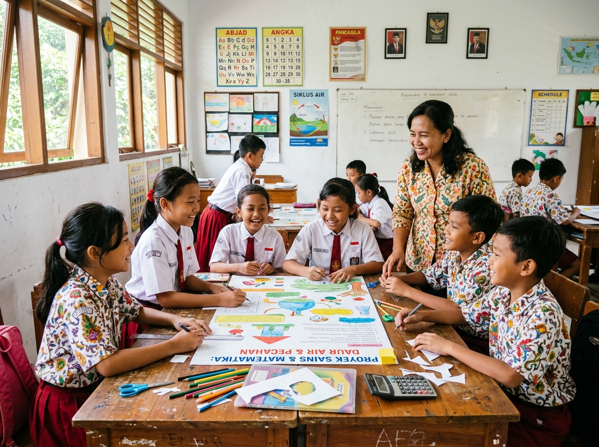 Gotong Royong Kebersihan Lingkungan & Sekolah Adiwiyata