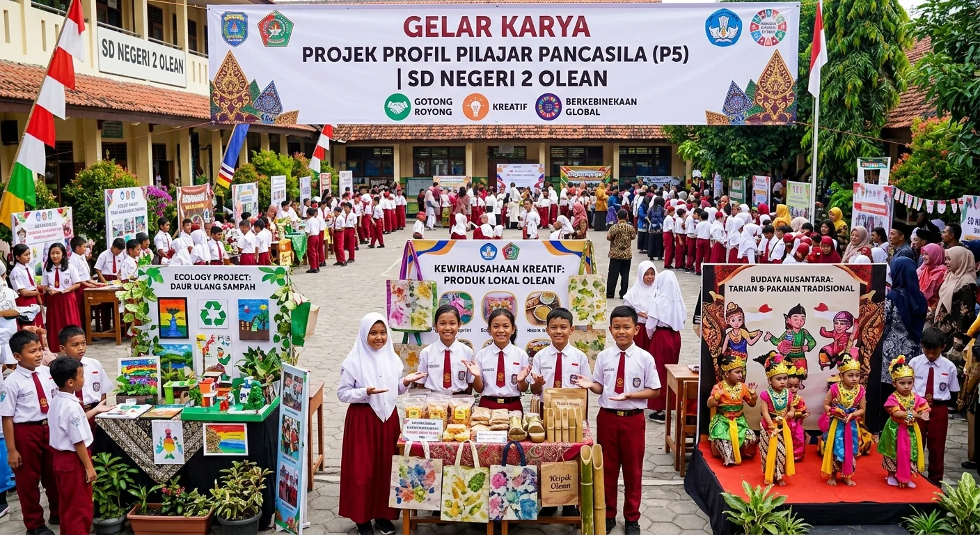 Pameran Gelar Karya Projek Profil Pelajar Pancasila (P5)