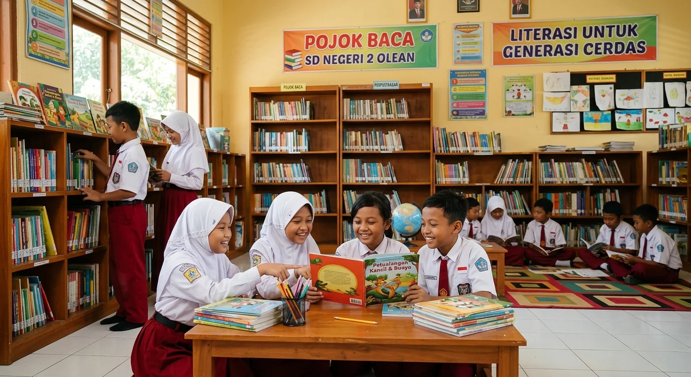 Aktivitas Literasi & Eksplorasi Buku di Perpustakaan